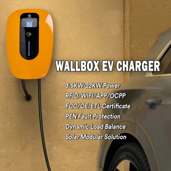 230V AC Home EV Charger Level 2 Wallbox with RoHS Good Service - EV Charger J1772 and EV Charger